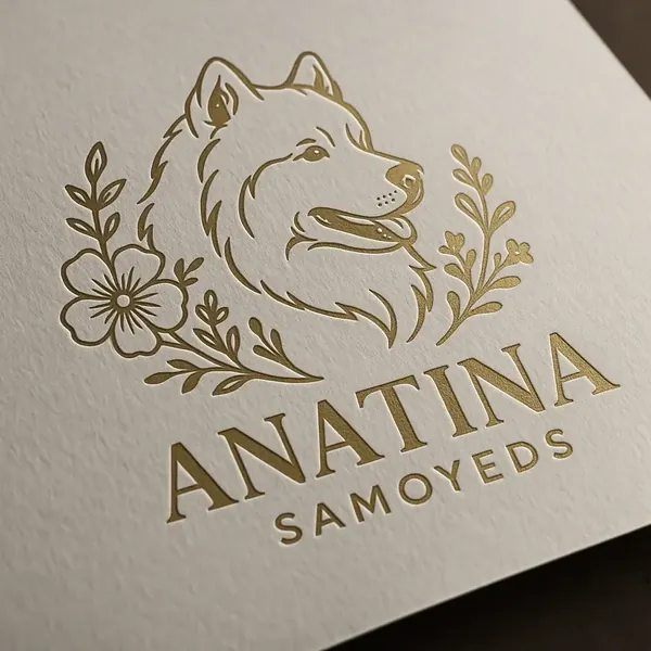 Anatina Samoyeds logo by Dogsy Design