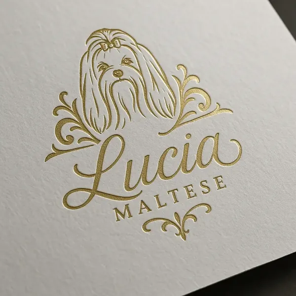 Lucia Maltese logo by Dogsy Design
